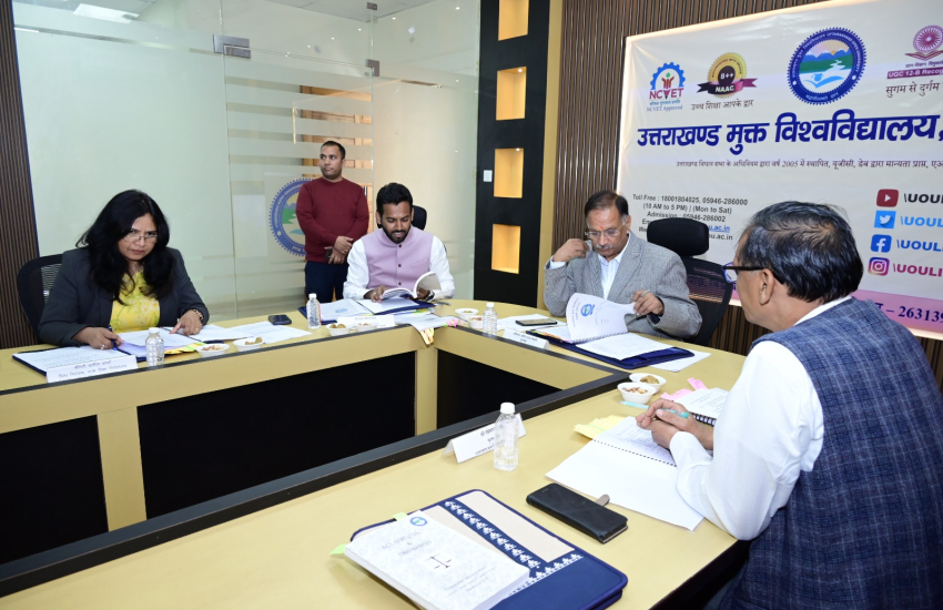 उत्तराखंड मुक्त विश्वविद्यालय वित्त समिति की 20वीं बैठक आयोजित