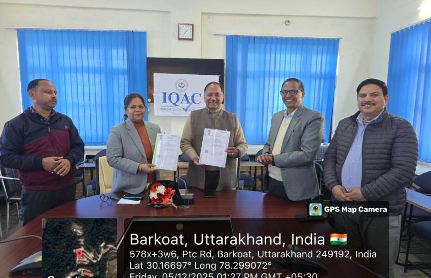  राजकीय महाविद्याल नरेंद्रनगर बना उत्तराखंड मुक्त विश्वविद्यालय का अध्ययन केंद्र।