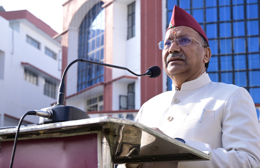 उत्तराखंड मुक्त विश्वविद्यालय में 77 वाँ गणतंत्र दिवस हर्षोल्लास के साथ मनाया गया 