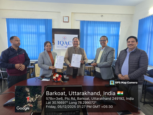  राजकीय महाविद्याल नरेंद्रनगर बना उत्तराखंड मुक्त विश्वविद्यालय का अध्ययन केंद्र।