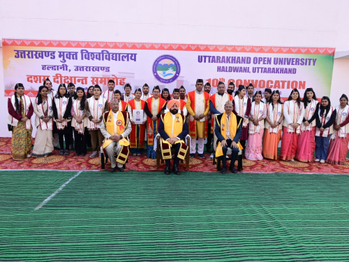 उत्तराखण्ड मुक्त विश्वविद्यालय, हल्द्वानी का दशम दीक्षांत समारोह सम्पन्न